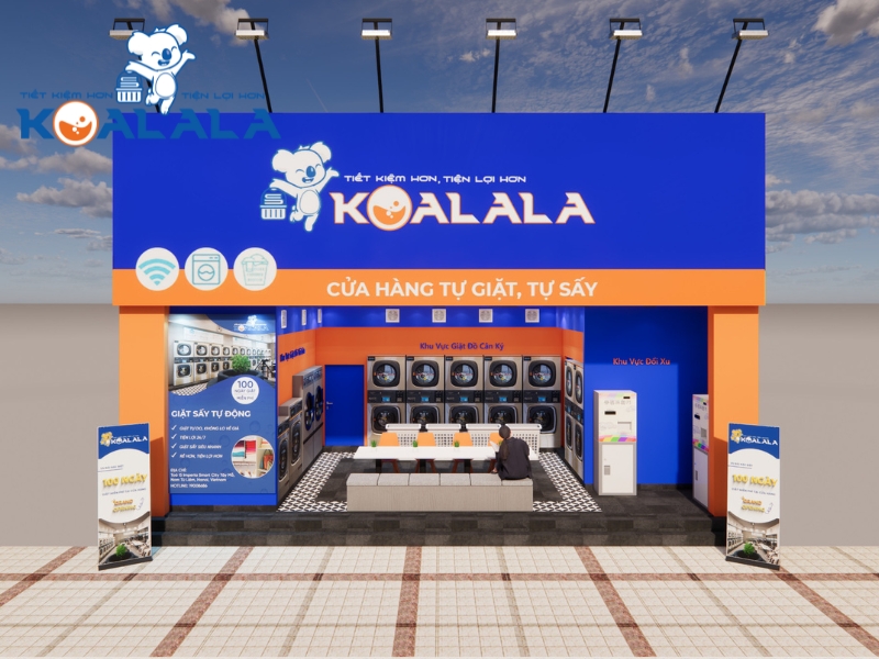 Koalala - Đơn vị tư vấn setup cửa hàng tự giặt sấy